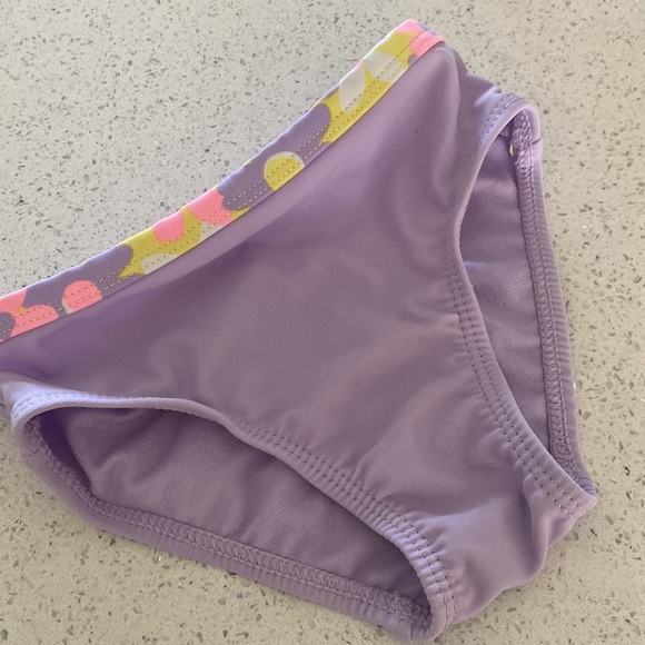 Girls Floral Bathing Suit - Picture 4 of 6